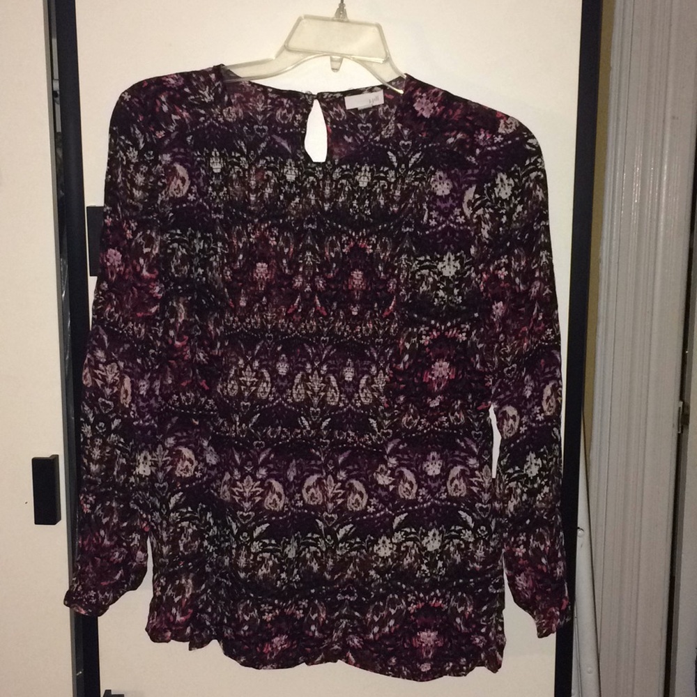 Long sleeve blouse